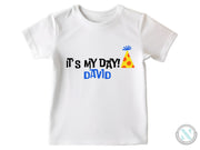 a white t - shirt with the words it's my day on it