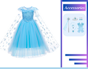 Elsa Frozen inspiriertes Kleid für Mädchen