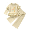 SkipStars 2 Piece Giraffe Top And Trouser Set