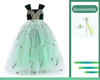 Anna Frozen Inspired Princess Girls Dress