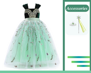 Anna Frozen inspirierte Prinzessin Mädchenkleid