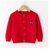 Full Sleeve Crew Neck  Boys Cardigan, Mulitcolours