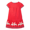 ROTES PARTY-EINHORN-KLEID