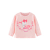 SkipStars Girls Cute Cat Print Full Sleeve Top, Pink