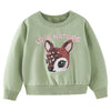 Love Nature Bambi Sweatshirt ,grün