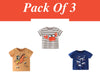 Jungen-Baumwoll-T-Shirts, Sommer-T-Shirts und Tops für Babys, Jungen, Pferd, lustiges Design | Kleinkind-Jungen-Shirt, Kinderkleidung, Geschenk für Jungen, 3 Stück