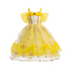 Prinzessin Belle inspiriertes Mädchenkleid