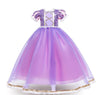 Prinzessin Rapunzel inspiriertes Kleid für kleine Mädchen
